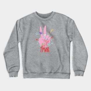 Peace Sign Crewneck Sweatshirt